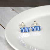 Fan Frenzy Gifts BYU Idaho Officially Licensed Post Earrings
